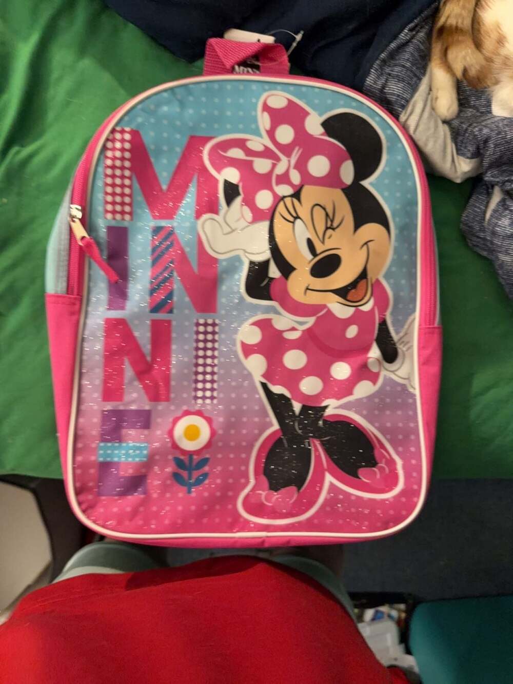 Disney Minnie Mouse Kids Backpack Pink and Blue